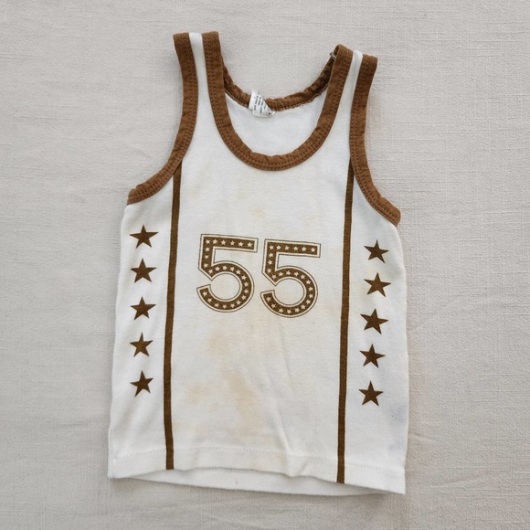Vintage Neutral #55 Tank Top 2t/3t - Picture 1 of 9